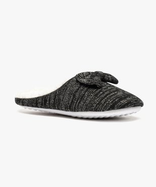 Chaussons mules en maille intérieur chaud vue2 - GEMO(HOMWR FEM) - GEMO
