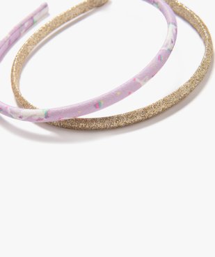 Serre-tête pailleté fille (lot de 2) vue2 - GEMO (ACCESS) - GEMO