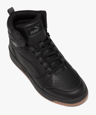 Baskets homme mid-cut unies à lacets - Puma Rebound  vue5 - PUMA - GEMO