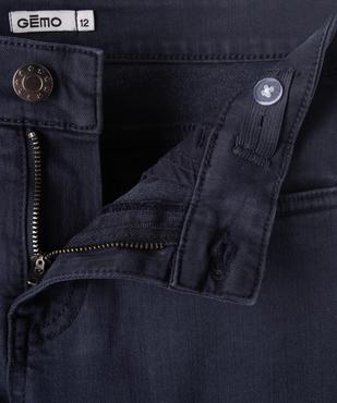 Pantalon en coton stretch coupe slim 5 poches garçon vue2 - GEMO 4G GARCON - GEMO