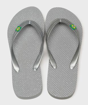 Tongs unies femme vue1 - GEMO (PLAGE) - GEMO