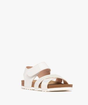 Sandales à brides croisées fermeture scratch fille - Lovely Wings vue2 - LOVELY WINGS - GEMO