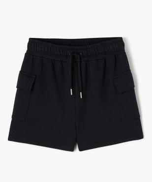 Short en maille ample avec poches à rabat fille vue1 - GEMO (JUNIOR) - GEMO