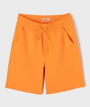 Bermuda en maille à taille élastiquée garçon vue1 - GEMO (JUNIOR) - GEMO