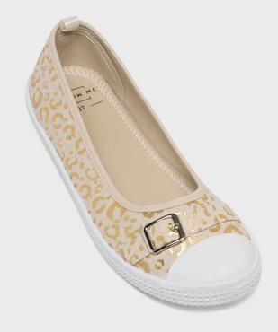 Ballerines en toile avec bout renforcé femme - Follow Me vue5 - FOLLOW ME - GEMO