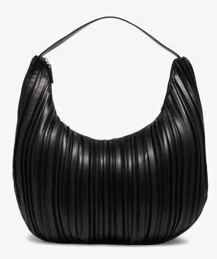 Sac femme forme demi-lune avec devant plissé vue1 - GEMO (ACCESS) - GEMO