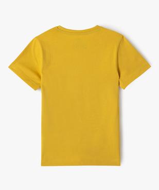Tee-shirt manches courtes en coton imprimé garçon - Camps United vue3 - CAMPS GEMO FOR GOOD - GEMO