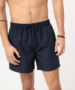 Short de bain homme uni vue2 - GEMO 4G HOMME - GEMO