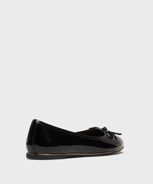 Ballerines femme vernies à liseré doré et noeud fantaisie vue11 - GEMO(URBAIN) - GEMO