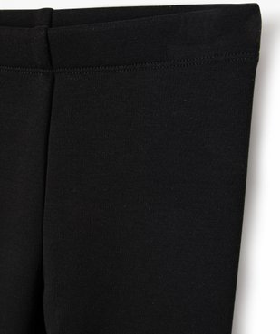 Leggings avec doublure chaude en maille peluche fille vue4 - GEMO (ENFANT) - GEMO