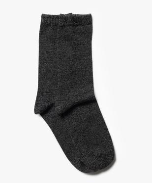 Chaussettes hautes en maille chinée homme vue1 - GEMO(HOMWR HOM) - GEMO