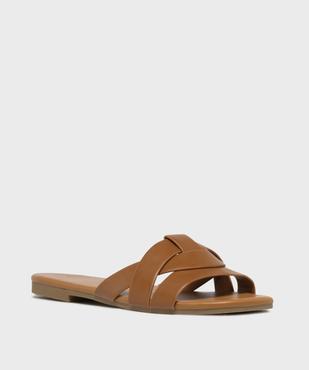 Sandales mules à brides entrecroisées femme - Valentina Baldano vue2 - VALENTINA BALDA - GEMO