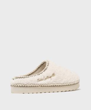 Chaussons mules en sherpa femme - LuluCastagnette vue4 - LULUCASTAGNETTE - GEMO