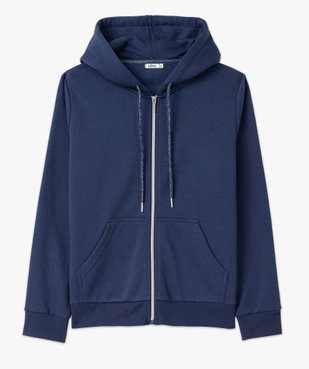 Sweat zippé à capuche avec intérieur molletonné femme vue4 - GEMO(FEMME PAP) - GEMO