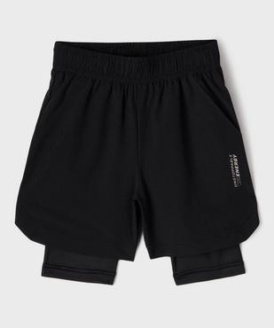 Short de sport avec cycliste intégré garçon vue1 - GEMO (ENFANT) - GEMO