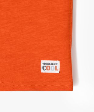 Tee-shirt avec motif estival bébé garçon vue4 - GEMO 4G BEBE - GEMO