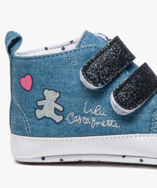 Chaussures de naissance avec brides pailletées - Lulu Castagnette vue6 - LULUCASTAGNETTE - GEMO