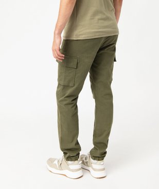 Pantalon cargo coupe Straight homme vue3 - GEMO 4G HOMME - GEMO