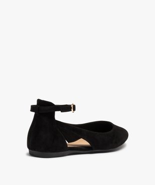 Ballerines femme à talon plat unies avec bride cheville vue5 - VALENTINA BALDA - GEMO