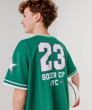 Tee-shirt de sport imprimé fille vue5 - GEMO (JUNIOR) - GEMO
