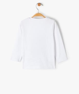 Tee-shirt bébé à manches longues avec motifs de Noël  vue4 - GEMO(BEBE DEBT) - GEMO