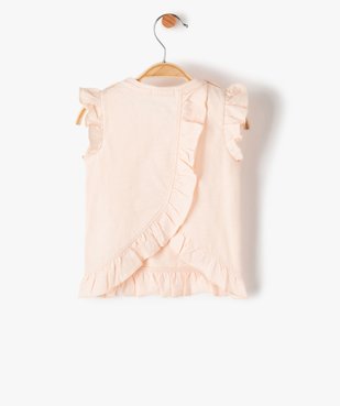 Débardeur bébé fille avec motif pailleté – LuluCastagnette vue3 - LULUCASTAGNETTE - GEMO