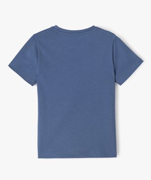 Tee-shirt manches courtes imprimé patiné garçon vue3 - GEMO 4G GARCON - GEMO