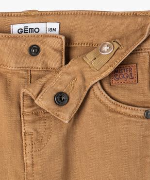 Pantalon slim en toile extensible bébé garçon vue2 - GEMO 4G BEBE - GEMO