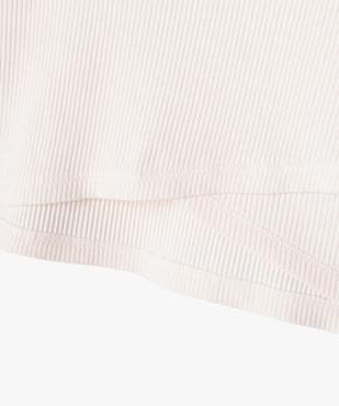 Tee-shirt à manches courtes avec bas asymétrique fille vue2 - GEMO 4G FILLE - GEMO