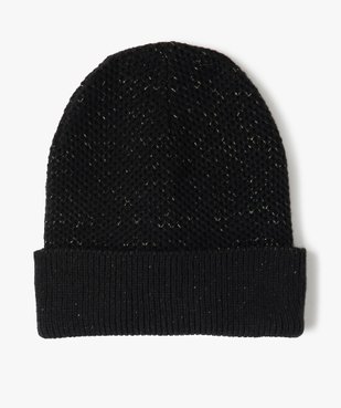 Bonnet femme en maille fantaisie avec fil Lurex vue1 - GEMO (ACCESS) - GEMO