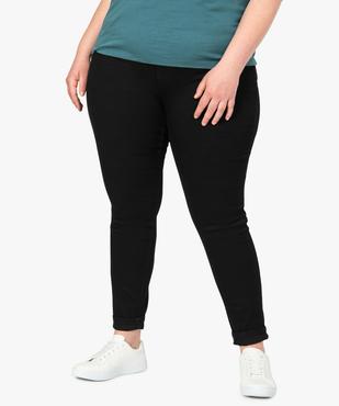 Jegging femme grande taille en coton stretch vue1 - GEMO (G TAILLE) - GEMO