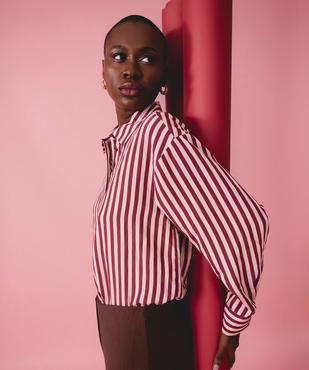 Chemise fluide à rayures coupe ample femme vue1 - GEMO 4G FEMME - GEMO