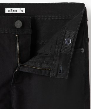 Pantalon garçon coupe skinny en toile extensible vue3 - GEMO 4G GARCON - GEMO