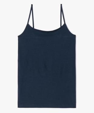 Débardeur uni à fines bretelles femme vue4 - GEMO (MAILLE) - GEMO