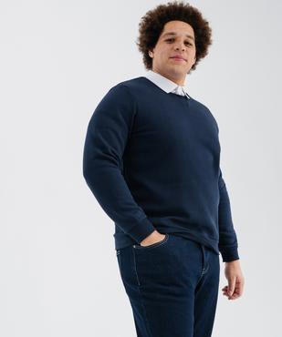 Sweat en molleton doux homme vue5 - GEMO 4G HOMME - GEMO