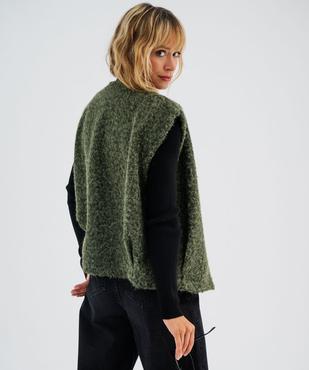 Gilet sans manches coupe oversize femme vue3 - GEMO(FEMME PAP) - GEMO