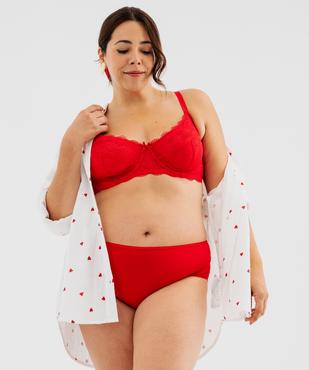 Soutien-gorge emboitant à armatures en dentelle grande taille vue13 - GEMO(HOMWR FEM) - GEMO