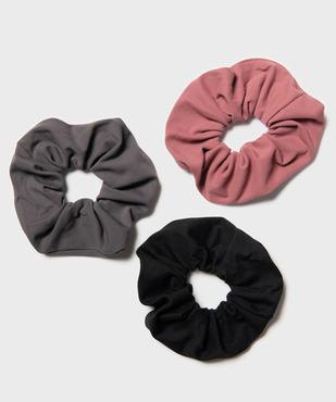 Chouchous pour les cheveux coloris uni (lot de 3) vue1 - GEMO (ACCESS) - GEMO