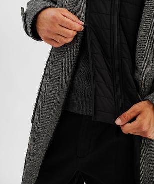 Manteau avec double col amovible homme vue4 - GEMO (HOMME) - GEMO