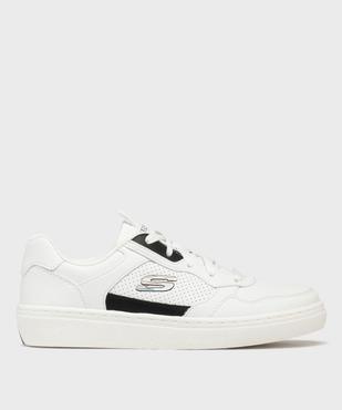 Baskets basses en matière vegan et semelle à mémoire de forme femme - Skechers vue1 - SKECHERS - GEMO