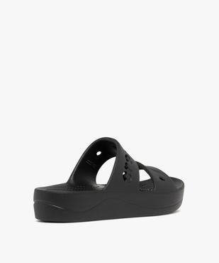 Mules de piscine femme sportswear Baya Platform - Crocs vue4 - CROCS - GEMO