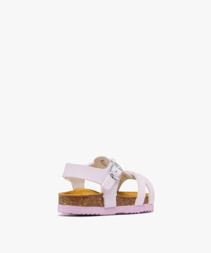 Sandales à brides avec paillettes fermeture boucle bébé fille - Lovely Wings vue4 - LOVELY WINGS GEMO FOR GOOD - GEMO