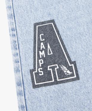 Jean large avec inscriptions colorées fille - Camps United vue3 - CAMPS GEMO FOR GOOD - GEMO