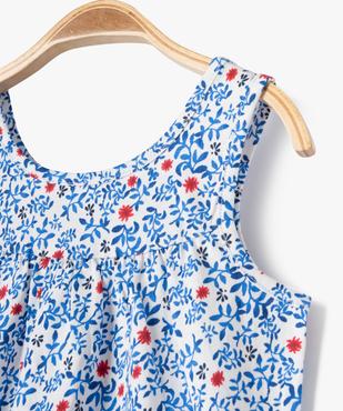 Débardeur à motifs fleuris bébé fille vue3 - GEMO 4G BEBE - GEMO