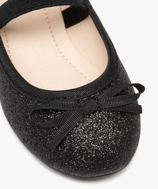 Ballerines fille à paillettes avec bride élastiquée vue6 - GEMO (ENFANT) - GEMO