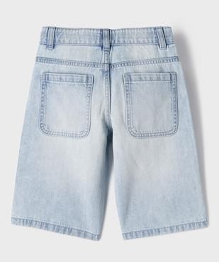 Short en jean coupe skater garçon vue4 - GEMO (ENFANT) - GEMO