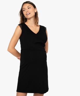 Nuisette de grossesse et allaitement avec haut cache-cœur vue1 - GEMO (MATER) - GEMO