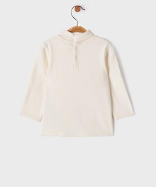 Tee-shirt manches longues à col roulé en matière chaude bébé garçon vue3 - GEMO 4G BEBE - GEMO