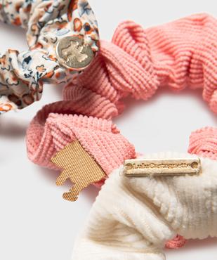 Chouchou en tissu fille (lot de 3) - LuluCastagnette vue2 - LULUCASTAGNETTE - GEMO