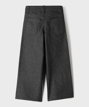 Jean Wide leg pailleté fille vue3 - GEMO (ENFANT) - GEMO